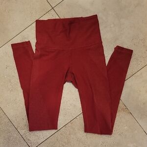 Lululemon Athletica Red Leggings